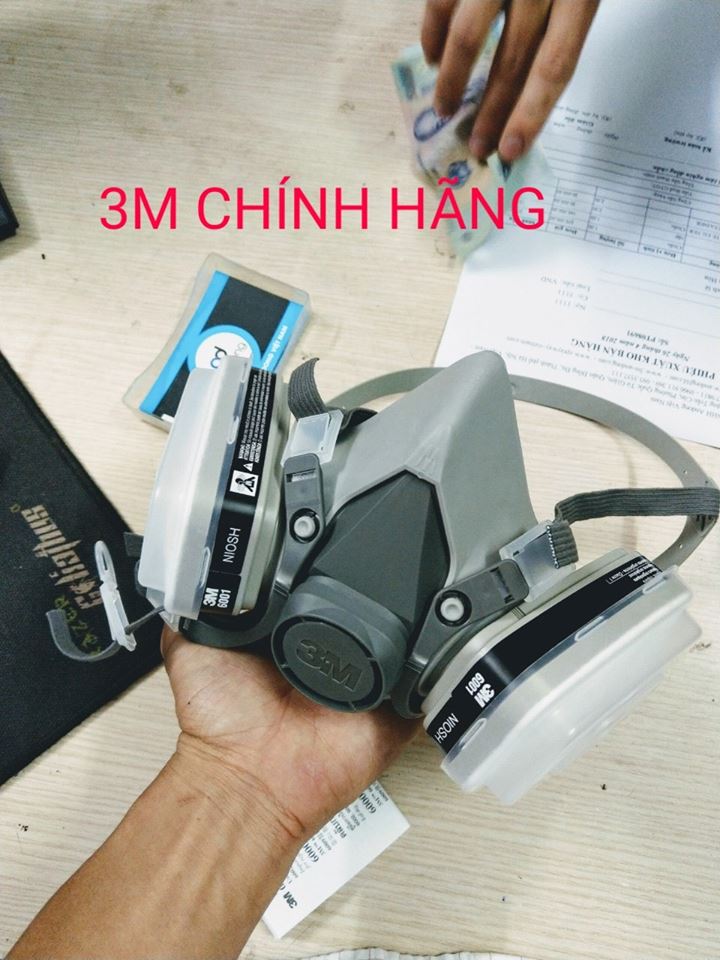 Mặt nạ 3M 2 phin lọc chính hãng